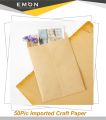 Envelopes (Pack of 50; Imported Kraft Paper). 