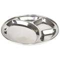 (Pack Of 3) 4 in 1 Thaali partition tray heavy quality. 