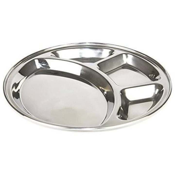 (Pack Of 3) 4 in 1 Thaali partition tray heavy quality