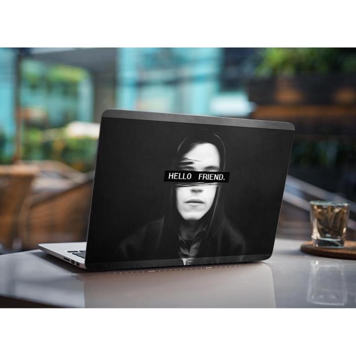 Mr. Robot, hello friend, Elliot (Mr. Robot) Laptop Skin Fits 13.3" 14" 15.6" 16"