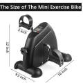 Mini Exercise Bike Arm and Leg Pedal Exerciser with LCD Display Resistance Pedal Mini Exercise Bike Mini Exercise Bike(with Meter) for Household Mini Bike, Mini Exercise Bike Leg Machine Digital Under Desk Bike Note random solar will be deliver. 