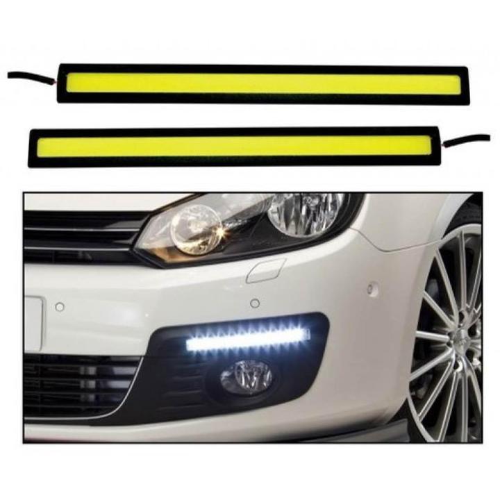 Pair of 2-42 LED Car Bumper Strips LED Light Pair White