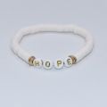 Fashion Designs Acrylic Words Name SUNNY FAITH BLESSED BFF BADASS Inspire Me Bead Bracelet For Girl. 