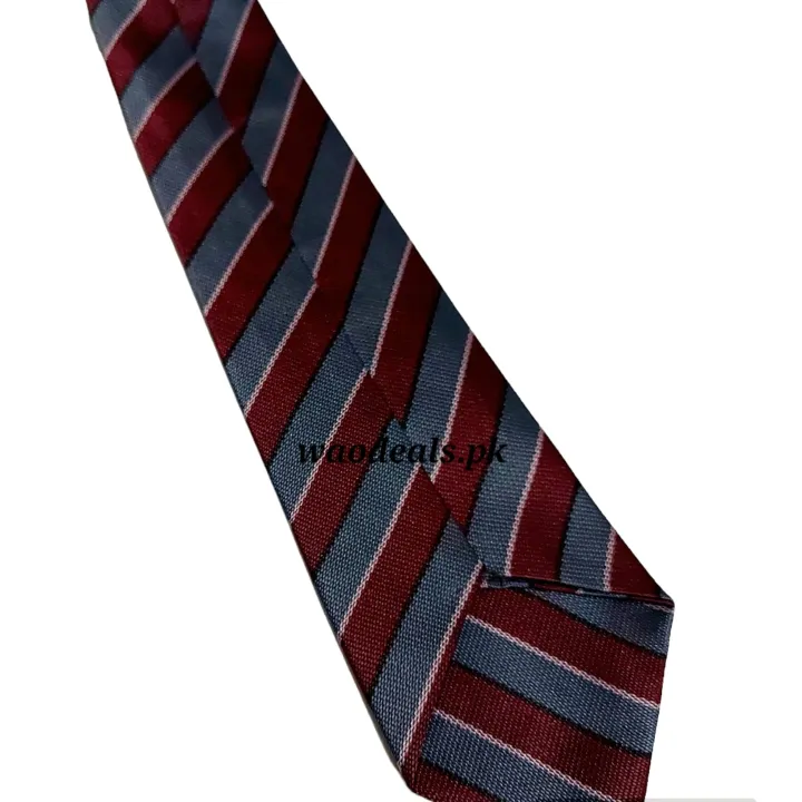The%20City%20School%20Primary%20Boys%20Uniform%20Elastic%20Tie%20Gray%20&%20Maroon%20Lining%20Uniform%20Tie%20-%20Image%205
