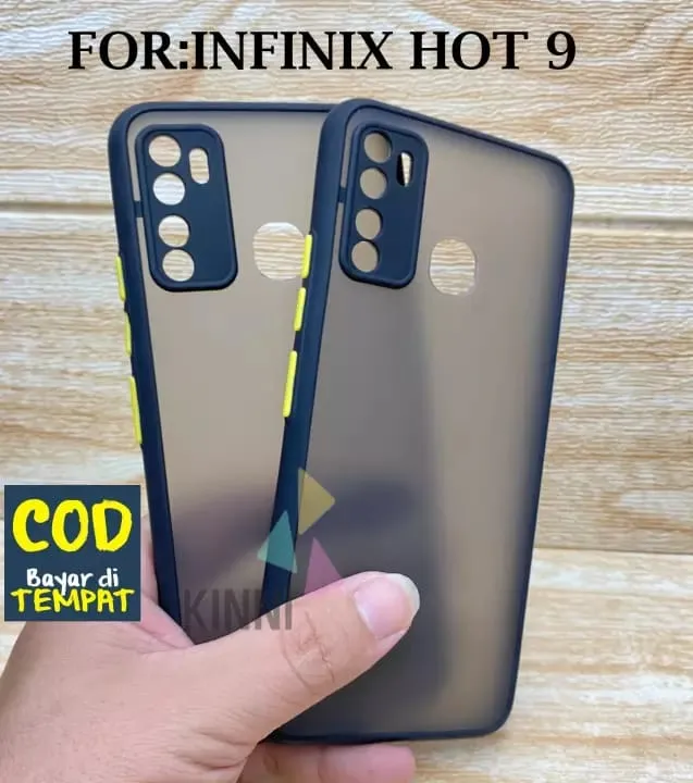 Infinix%20Hot%209%20Matt%20Case%20Color%20Button%20And%20Camera%20Protection%20Back%20Cover%20-%20Image%204