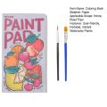Certiou Mini Paint Pad Art Supplies Portable Watercolor Paint Pad with Brushes for Adults Kids Perfect for Home Travel Coloring Book Artist Quality Paint Pad. 