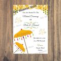 Customized 20/50 PCs Mehndi/Mayon invitation cards - wedding Invitation Cards. 