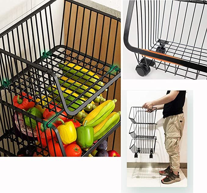 Vegetable%20Rack%20Fruit%20Rack%20Vegetable%20Storage%20Organizer%20Bin%204%20Tier%20%20Metal%20Wire%20Basket%20%20for%20Kitchen%20Rotating%20Trolley%20Portable%20for%20Onion%20Cutlery,%20Spice,Jars%20Container%20Removable%20Basket%20-%20Image%203