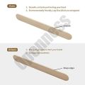Openness- Pack Of 5 - 50Pcs Large Wooden Craft Sticks/ Ice Cream Stick/ sticks for icecream Natural Wood for Art Work-Plain Eco-friendly Nature Wood Colorful Ice Cream Holder Kid Toys. 