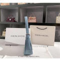 denim Shoulder bag Trendy blue Crescent moon bag Denim underarm bag for Evening events Night out Fashion shows Celebrities Fashion enthusiasts. 
