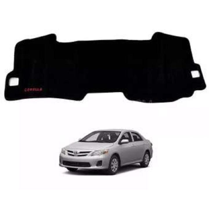 Toyota Corolla 2009 T0 2014 Dashboard carpet Black