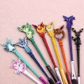 9PCS/SET Pokemon Makeup Brush Sylveon Umbreon Espeon Glaceon Anime Figure Cosmetics Brush Eyeshadow Lip Beauty Tool Metal Handle. 
