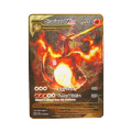 Groudon VMAX 3200 HP Golden Pokemon Cards in English Iron Metal Pokmo Letters Kids Gift Game Collection Cards. 