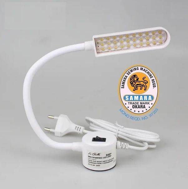 20 Bulb Led Light For Juki Sewing Machine and Singer - Sewing machine Led Light - Sewing Machine Light / Sewing Machine Light / 20 Bulbs Light / 20 LED Light / JUKI LIGHT with Magnetic Mounting Base, Flexible & Durable US Plug (1 piece/pack)