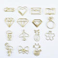 Shaped Paper Clip Storing Paper Clips Creative Metal Paper Clip Styling Paper Clip Cartoon Paper Clip. 
