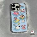 Cartoon Doraemon Crayon Shin-chan Lotso Bear Case Compatible for IPhone 7Plus 14 15 11 12 13 Pro Max 8Plus 7 6 15 8 6S Plus SE 2020 XR X XS Max Luxury Plating Metal Lens Soft Cover. 