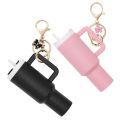 Mini Cup Keychain Cute Tumbler Key Ring Handbag Charms Key Ring Mini Keychain Pendant for Stanley Water Bottle Accessories. 