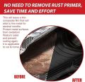 Rust Removal Converter Metallic Paint, Water-Based Metal Rust Remover, Furnishk Rust Converter, Rust Converter for Metal, Multi Purpose Anti-Rust Protection Car Coating Primer with Brush. 