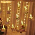 PACKIFY 10 LED Photo Clips String Fairy Lights Battery Operated for Room Decoration. 