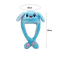 Rabbit Hat Moving Ears Hat Cartoon Toy Hat Kawaii Funny Hat Birthday Gift Cap. 