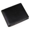 Black Leather Wallet For Men. 