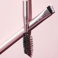 Real Techniques Dual-Ended Brow Brush, For Shaping & Filling Eyebrows, Travel-Friendly Spoolie & Liner Brush, Blend Natural, Full, or Laminated Brows, Luxury Applicator, Vegan, 1 Count!!. 