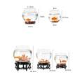 Fishes Tank Aquatic Aquarium Home Decorative Fish Bowls Table 16cmx18cm. 