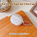Original For OPPO Enco Air 2 Pro Transparent cartoons Silicone Earphone Case Cover. 