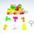 Novelty assembly combination I intellectual Rubik's Cube small toy Kong Ming lock toy with keychain gacha toy. 