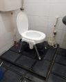 1x Commode Chair Non Rust Full Fiber Original Washroom Commode for elder and patients. 
