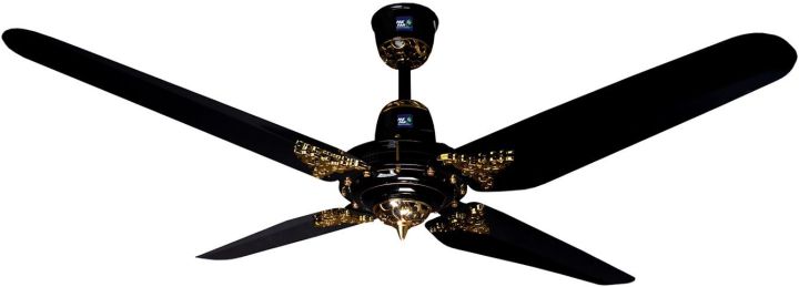 M.R  Ceiling Fan 4 Wings  - Eco Model - Original Heavy Duty - 56 - Black