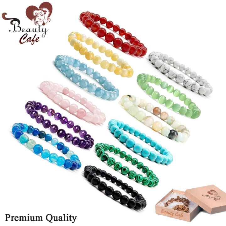 2/4/6-Pcs%20-%20Premium%20Quality%20Mix%20Multicolor%208mm%20Solid%20Beads%20Stretch%20Bracelet%20For%20Girls%20and%20Women%20-%20Ladies%20Girl%20Bead%20Hand%20Bracelets%20-%20Image%202