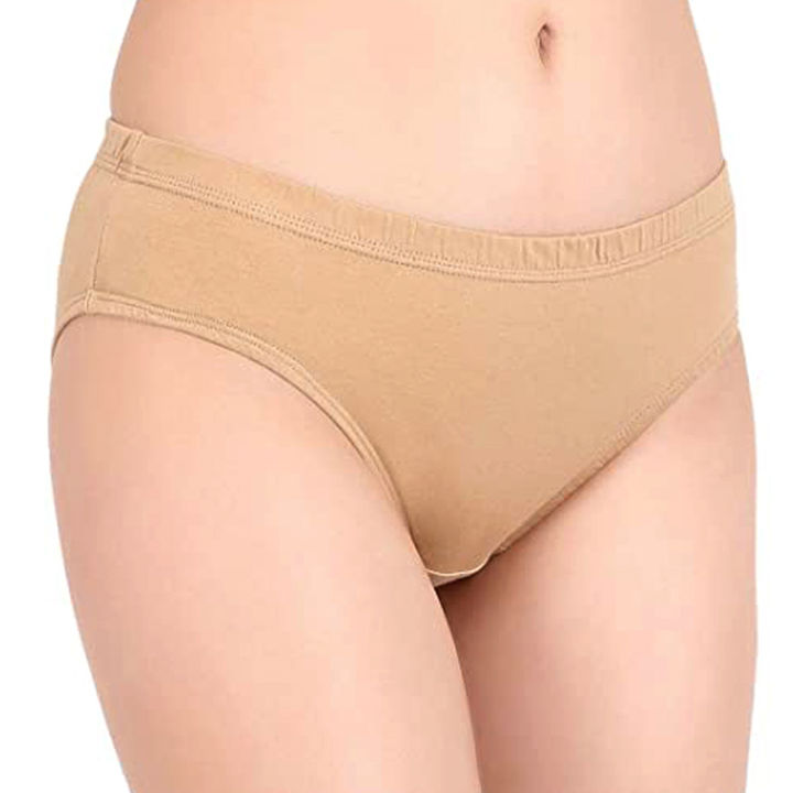 Soft Comfortable Panty For Women Flourish Panties for Ladies Periods and Casual Wear Under Garments in Black Skin - M L XL 2XL Sizes