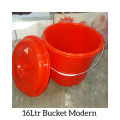 plastic bucket. 