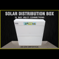 Solar Distribution Box 10-32WAY Household illumination Electrical Distribution Box MCB Waterproof Junction Wire Box ABS+IRON BASE. 