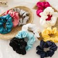 2pc Women Mix Print Hair Ties Scrunchies Girls Ponytail Hair Holder Rope Bands Fashion Cute Hair Accessories Rubber Bands Headwear. 