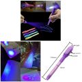 7pcs Funny Safety Colorful Invisible Magic Pencil UV Light Pen Invisible Writing Secret Fluorescent Pen. 