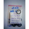 16 Pcs O-Ring 16X2 - Inner Dia:16mm X Thickness:2mm and Outer Diameter: 20mm ORing. 