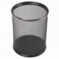 Pen Jar metal mesh round clip and stationery organizer for office table and home use. 