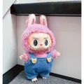 SF Labubu Clothes only] 15cm pendant blind box with cloth for couples sweater casual shirt keychain doll clothes. 