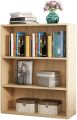 shelf Simple floor bookcase multi-layer student bookcase multi-function (color : Wood color). 