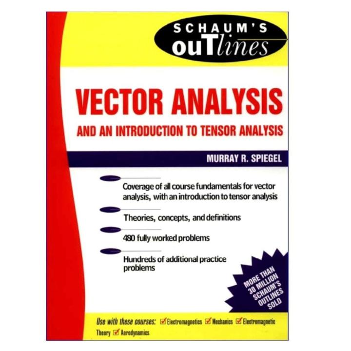 Schaums Outlines Vector Analysis And An Introduction To Tensor Analysis Book By Jahangir World Times