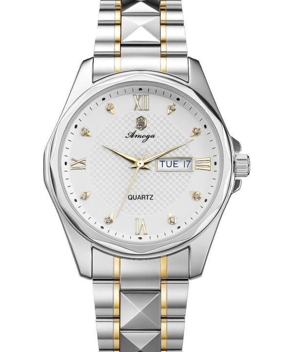 Watch%20for%20Men%20Stainless%20Steel%20Strap%20Quartz%20Watch%20Business%20and%20Luxury%20Style%20Gold%20with%20Diamond%20Dial%20and%20Calendar%20Multiple%20Colors%20-%20Image%205