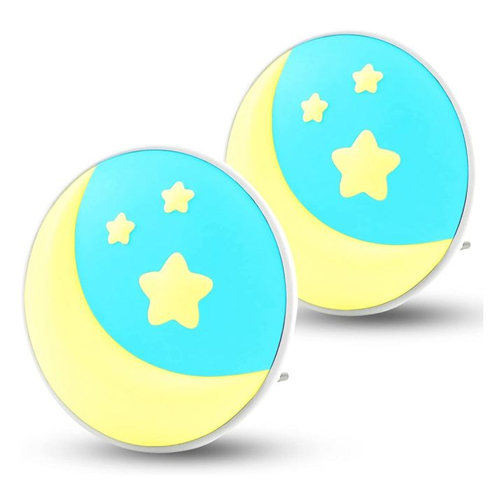 Night Light Socket with Sensor, LED Night Light, EU Plug