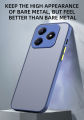 For Realme C63 Soft Skin Feeling Case Available in Five Colors for Realme C 63 Bare Metal Feel Edge Heightened Protection Anti-Drop Phone Case. 