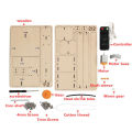 DIY Electric Remote Control Lift Elevator Wooden Model Kit School Projects Experiment Science Toys For Kids Education. 