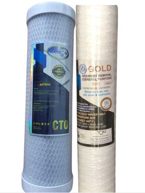 Water Filter Cartridges Set axtron PPY and Axtron CTO cartridge