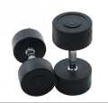 ZH Fitness Dumbbell Set With Rubber Coated Dumbell Black Pair - 2kg (2+2 = 4 kg). 