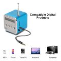 TD-V26 portable speakers with FM Mini Multi-Function Radio USB notebook speakers for TV phone support SD/TF card MP3 music player. 