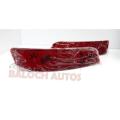 Toyota Corolla 2014-2018 Rear Bumper Reflector - Back Bumper Reflector - 2 Piece. 